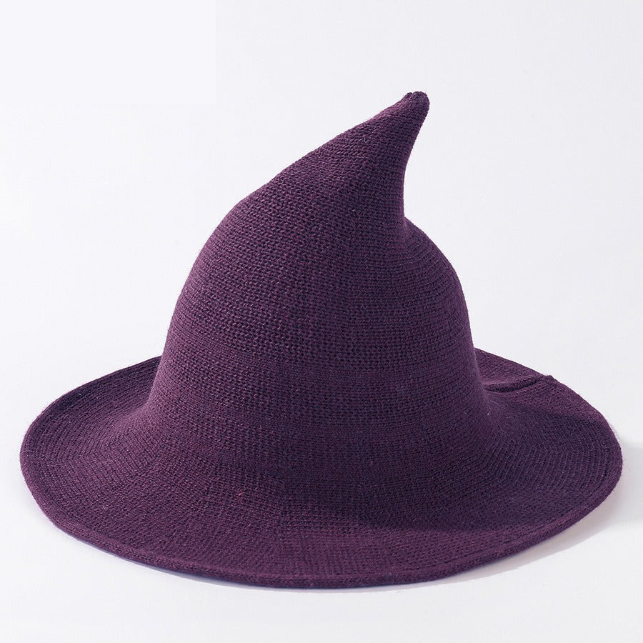 Wide Brim Pointed Witch Wizard Hat