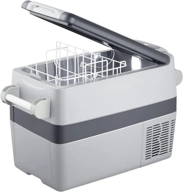 Portable Refrigerator,Portable Freezer,32 Quart(30L) Electric Cooler,Car Refrigerator,12/24V DC Cable & 110/240V AC,Car Fridge for Camping,Truck,RV,Travel,Fishing