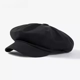 Wide Short Brim Solid Color Cap